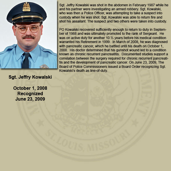 Sargent Jeffry Kowalski Bio