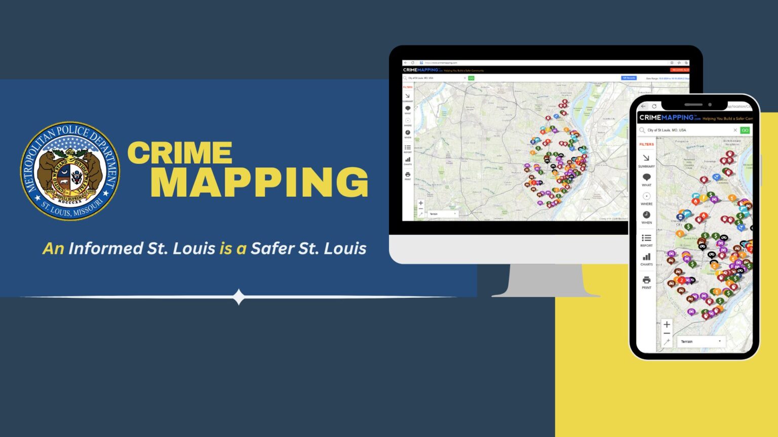 SLMPD Launches Crime Mapping Tool - St. Louis Metropolitan Police ...