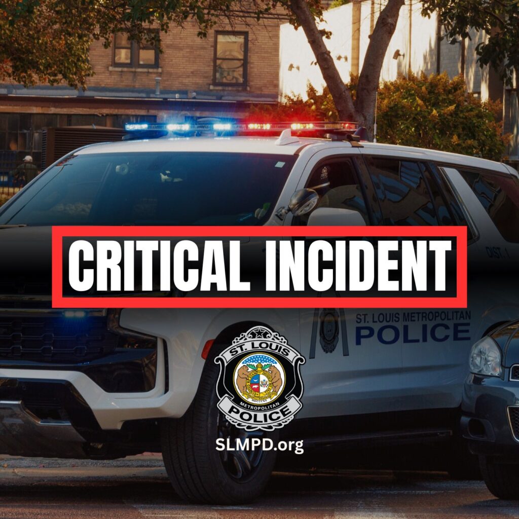 Critical Incident text with police SUV