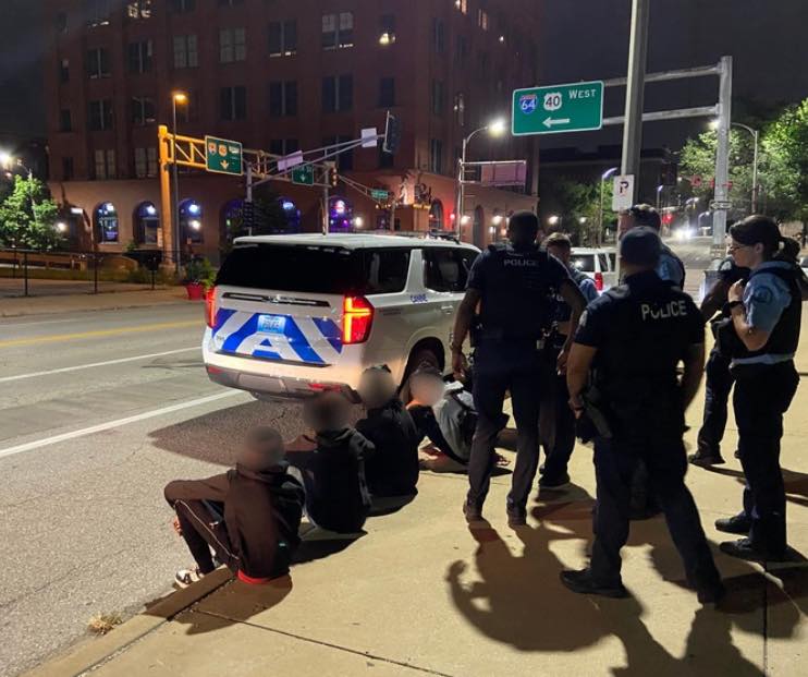 SLMPD Officers Conducting Holiday Enforcement