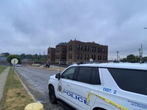 Officer-involved shooting scene