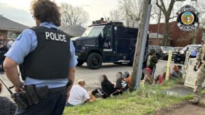 Search warrant on Illinois Avenue